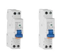 Disjoncteur différentiel NB2LE courbe type A AC 1P+N à courant résiduel 30 mA 10 A 16 A 20 A(Curve C-A,6A)