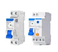 Disjoncteur différentiel NXB-40 NXBLE-40 1P+N DPNL 10A 16A 20A 25A 32A 40A 1 pièce(NXBLE-40 1P N(RCBO),40A)