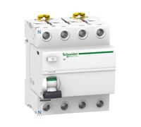 Disjoncteur différentiel Schneider A9R34463 - Acti9 iID, 4 P, 63 A, 300 mA Neuf