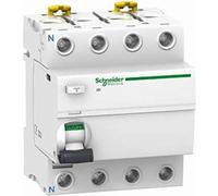 Disjoncteur différentiel Schneider A9R41463 - Acti9 iID, 4P, 63 A, AC, Blanc ...