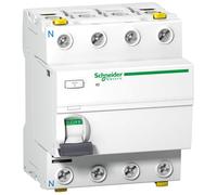 Disjoncteur différentiel - SCHNEIDER ELECTRIC - Acti 9 iID iID-25-4-30-AC - 25 A - 4 pôles - 30 mA AC