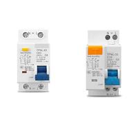 Disjoncteur différentiel TPNL DPNL 230 V 1P+N avec protection contre les surintensités et les courts-circuits. Disjoncteur différentiel TPNL(White 63A)