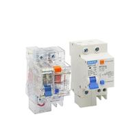 Disjoncteur différentiel transparent 1P+N DZ47LE NBT1LE 10A 16A 20A 25A 32A 40A 50A 63A(25 V,1P(White))