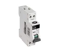 Disjoncteur différentiel TrIPhasé - Disjoncteurs électriques - Tableau électrique - Coffret electrique - Disjoncteur - Disjoncteur 3Ka 1 Module Ph+N | 25A Blanc - Debflex - 707851