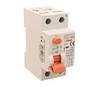 Disjoncteur différentiel type B, disjoncteur différentiel type B 40A, RCCB 1P+N 10kA 30mA 220V, 2 modules DIN, série PR8HM, électromagnétique, certifié IEC61008-1
