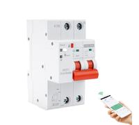 Disjoncteur différentiel wifi 63A Interrupteur wifi Compteur électrique protection contre les sous-tensions surcharges protection contre le réenclenchement tuya APP commande à distance 2P.