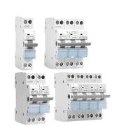 Disjoncteur Din Rail MTS double puissance commutateur de transfert manuel commutateur modulaire verrouillage disjoncteur 1P-4P(2P)