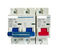 Disjoncteur Disjoncteur CC 1P 2P 80A 100A 125A 150A 200A 250A 12/24/36/48/60/72/120V Interrupteur de sécurité automatique for batterie de cellules solaires(1P,63A)
