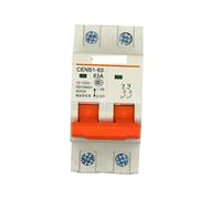 Disjoncteur Disjoncteur CC Mini 2 pôles 120V 63A Protection de batterie de voiture Mini disjoncteur CC Déclenchement magnétique thermique Montage sur rail DIN Courbe B(40A)