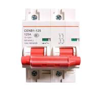 Disjoncteur Disjoncteur de batterie 2P 120V DC Protecteur de voiture Mini disjoncteur 125A 100A 80A 63A déclenchement magnétique thermique courbe B(100A)