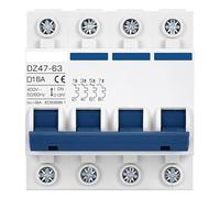 Disjoncteur, Disjoncteur de moteur à courant alternatif courbe D 10 A ~ 125 A 400 V, interrupteur démarrage, machine, pompe eau industrielle(125a,2P)