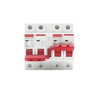 Disjoncteur Disjoncteur de verrouillage à transfert manuel, 2P + 2P MTS AC 400V, double puissance, interrupteur de déconnexion d'isolation sur Rail Din, MCB 16A 40A 63A(40A)