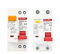Disjoncteur Disjoncteur différentiel 1P+N 230 V DZ30L DZ40LE EPNL DPNL 6-63 A avec protection contre les surintensités et courts-circuits(32A)