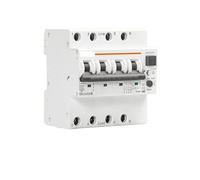 Disjoncteur Disjoncteur différentiel automatique type B RCBO 10KA 3PN 4P 1PN 2P 40A 63A Protection contre les fuites de surintensité 30mA(4P 400V,63A)
