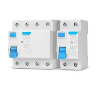 Disjoncteur Disjoncteur différentiel électromagnétique 2/4P 10/30/100/300 mA Type AC a RCCB RCD ELCB Interrupteur de sécurité(30 mA,2P 63A)