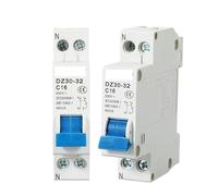 Disjoncteur Disjoncteur miniature 1P+N MCB 6A 10A 16A 20A 25A 32A, montage sur rail DIN, interrupteur d'air domestique miniature(25A)