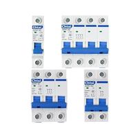 Disjoncteur Disjoncteur miniature MCB DZ47-63 1P 2P 3P 4P 6A-63A AC 230V/400V Type C, protection contre les surcharges, capacité de coupure du rail, interrupteur pneumatique(2P,20A)