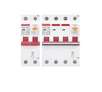 Disjoncteur Disjoncteur monophasé triphasé RCBO 16A 32A 63A 2P 3P 4P 30MA 300MA RCCB AC380V Protection électrique du moteur(25A)