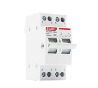 Disjoncteur,Disjoncteur Phase Disjoncteur de transfert manuel à double alimentation 2P 40 A 63 A MTS, interrupteur de déconnexion et d'isolement sur rail DIN(40A)