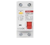 Disjoncteur,Disjoncteur Phase Disjoncteur différentiel différentiel 16 A, 20 A, 32 A, 40 A, 63 A, 30 mA, 220 V/110 V, protection contre les courts-circuits et les fuites à la terre(AC220V 30mA,10A)