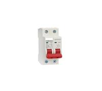 Disjoncteur Disjoncteur photovoltaïque DC 1P 250V/2P 500V, 6A 10A 16A 20A 25A 32A 40A 50A 63A 80A 100A 125A, Mini MCB protecteur de systèmes PV(2P 500V,6A)