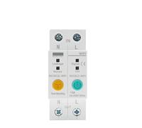Disjoncteur Disjoncteur WIFI 2P, compteur d'énergie, interrupteur, relais, voltmètre, Protection contre les fuites de courant, télécommande RCBO(80A)