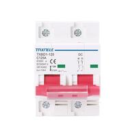 Disjoncteur, Disjoncteurs Électriques Mini-disjoncteur solaire 2P DC 600 V, interrupteur de batterie 125 A 100 A for système photovoltaïque(80A)