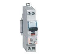 Disjoncteur DNX³ 4500 6 kA borne à vis 1 module 1P+N 230 V 25 A LEGRAND 406776