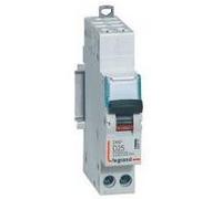 Legrand 406811 Dnx³4500 6kA Disjoncteur Phase+Neutre Arrivée et Sortie Borne Automatique, 1P+N, 230V, 25A, Courbe D, 1 Module