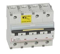 Disjoncteur DX³ 10000-16kA - 4P - 400V~ - 100A - courbe C - 6 modules