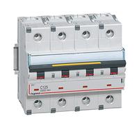 Disjoncteur DX³ 10000-16kA - 4P - 400V~ - 125A - courbe C - 6 modules