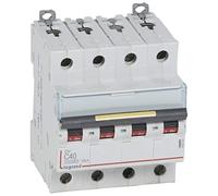 Disjoncteur DX³ 10000-16kA - 4P - 400V~ - 40A - courbe C - 4 modules