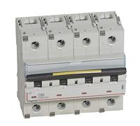 Legrand Disjoncteur DX³ 10000-16kA 4P 400V~ 80A courbe C 6 modules
