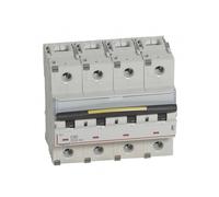 Legrand Disjoncteur DX³ 10000-16kA 4P 400V~ 80A courbe C 6 modules