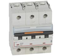 Disjoncteur DX³ - 25kA - 3P 400V~ - 32A - courbe D - 4,5 modules