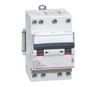 Disjoncteur DX³4500 6kA bornes à vis 4P 400V~ 16A courbe C - 3 modules