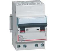 Disjoncteur DX³ 4500 auto/vis - 4P - 400V~ - 20A - 6kA - courbe C - 3 modules G