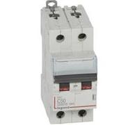 407789 Disjoncteur Bipolaire 50a - 2p Courbe C - 6/10ka - à Vis - Legrand Dx3