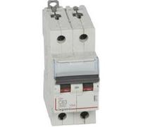 Disjoncteur DX³6000 10kA arrivée haute/départ bas vis 2P 63A courbe C - 2 mod G