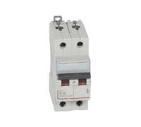 Legrand Disjoncteur DX³6000-2P 16 A Courbe B 25 kA 230–400 V 2 modules Phase/Neutre