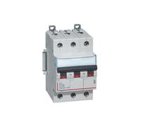 Legrand Disjoncteur triphasé DX3 10A 3P Courbe C 6/10kA à vis