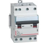 Disjoncteur DX³6000 10kA arrivée haute et départ bas à vis 4P 400V~ - 16A - courbe C - pour peigne HX³ optimisé G