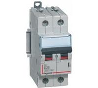 408018 Disjoncteur Bipolaire 32a - 2p Courbe D - 6/10ka - à Vis - Legrand Dx3