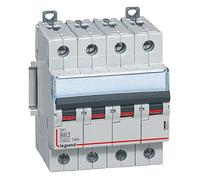 Disjoncteur DX³6000-4P 400V~ 63A - courbe B - 4 modules