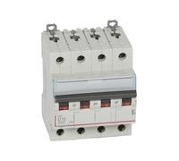 Legrand Disjoncteur tétrapolaire DX3 10 A 4P Courbe D 6/10 kA à vis