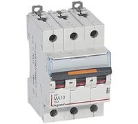 Disjoncteur DX³ MA 25kA - 3P 400V~ - 10A - 3 modules