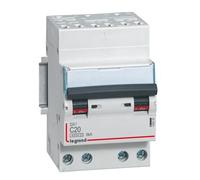 406920 Disjoncteur tétrapolaire 20A - 4P Courbe C - 4,5/6kA - Automatique et vis - Legrand DX3
