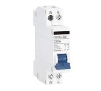 Disjoncteur DZ30-32 220 V 10 A 16 A 20 A 25 A 32 A, déclenchement magnétique thermique, protection contre les courts-circuits et les surcharges Protection des circuits(25A)