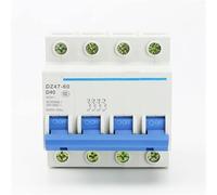 Disjoncteur DZ47-60 4P AC 230/400V D1 2 3 4 5 6 10 15 16 20 25 32 40 50 60A Type D, interrupteur pneumatique for équipement lourd, 1 pièce(2A)