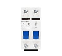 Disjoncteur DZ47B 1P-1P, 2P-2P DC, protecteur de batterie de voiture 6A-150A, interrupteur à air, installation sur rail DIN(1P-1P Dual Power,125A)